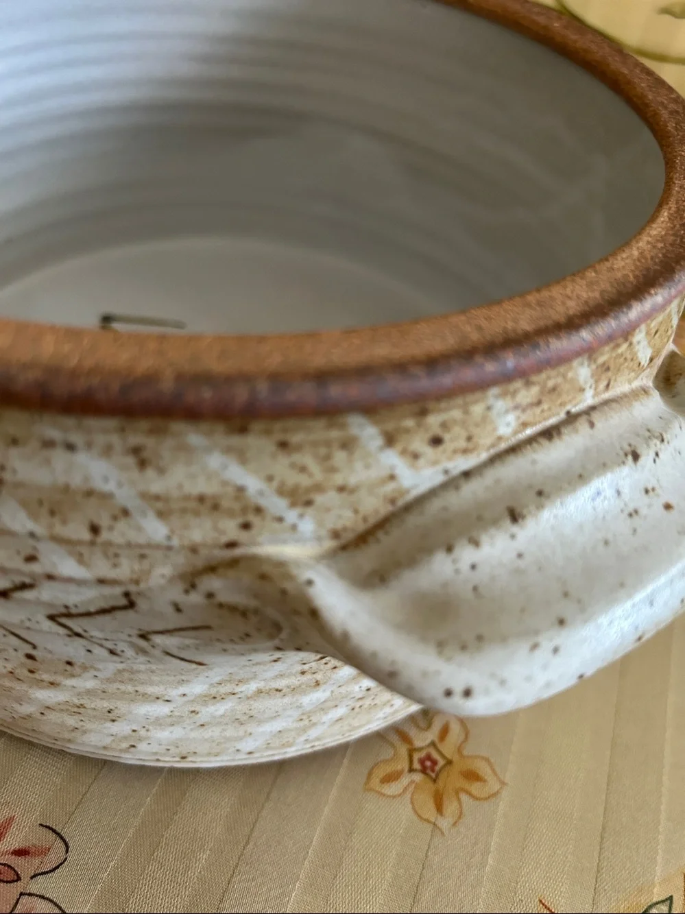 Studio Pottery Ceramic Dish & Lid